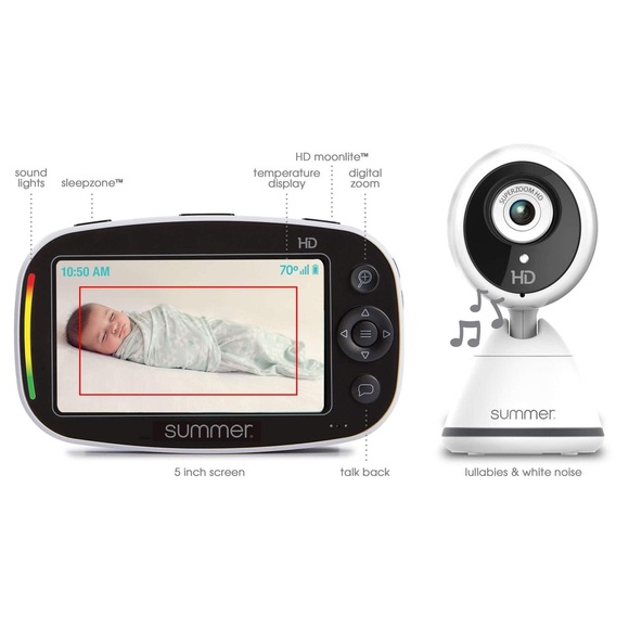 Summer Infant HD Video Monitor - Black and White - Picture 1 of 5